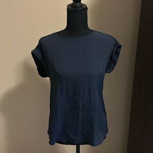 NWT Navy Blue Tommy Hilfiger Short Sleeve Shirt